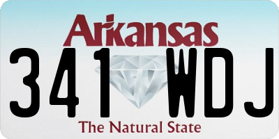 AR license plate 341WDJ