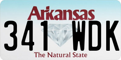 AR license plate 341WDK
