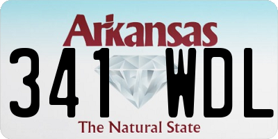 AR license plate 341WDL