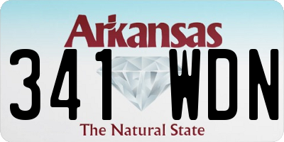 AR license plate 341WDN