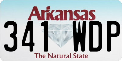 AR license plate 341WDP