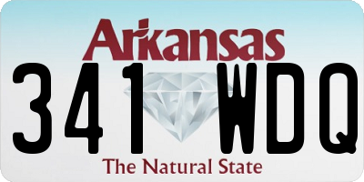 AR license plate 341WDQ