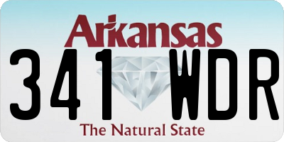 AR license plate 341WDR