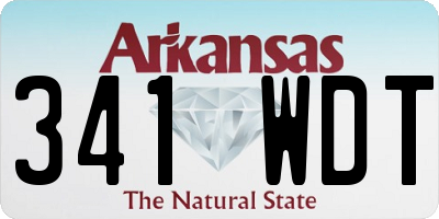 AR license plate 341WDT