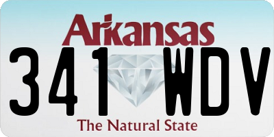 AR license plate 341WDV