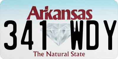 AR license plate 341WDY