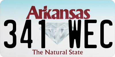 AR license plate 341WEC