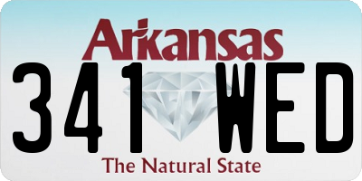 AR license plate 341WED