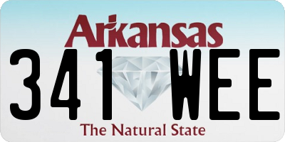 AR license plate 341WEE