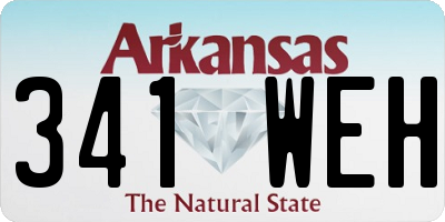 AR license plate 341WEH