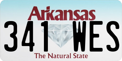 AR license plate 341WES