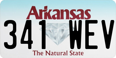 AR license plate 341WEV