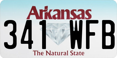 AR license plate 341WFB