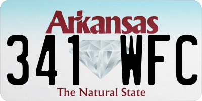 AR license plate 341WFC