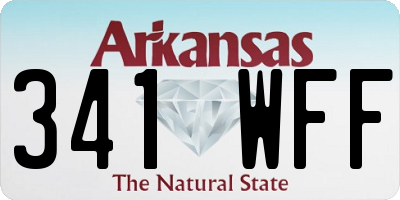 AR license plate 341WFF
