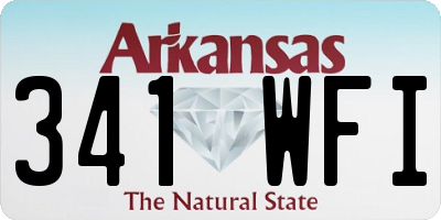 AR license plate 341WFI