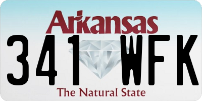 AR license plate 341WFK