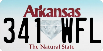 AR license plate 341WFL