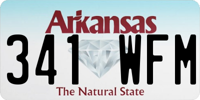 AR license plate 341WFM