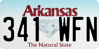 AR license plate 341WFN