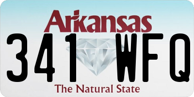 AR license plate 341WFQ