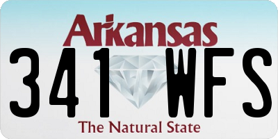 AR license plate 341WFS