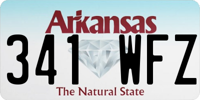 AR license plate 341WFZ