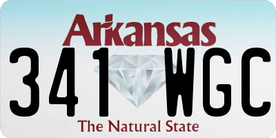 AR license plate 341WGC