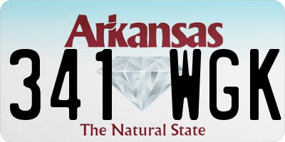 AR license plate 341WGK
