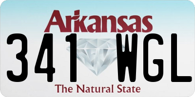 AR license plate 341WGL