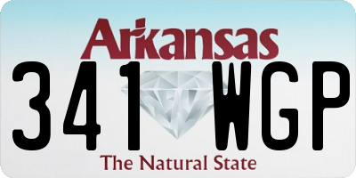 AR license plate 341WGP