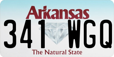 AR license plate 341WGQ