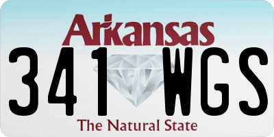 AR license plate 341WGS