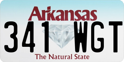 AR license plate 341WGT