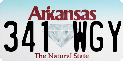 AR license plate 341WGY