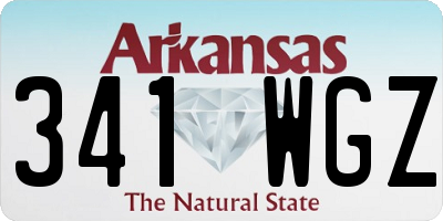 AR license plate 341WGZ