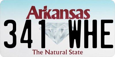 AR license plate 341WHE