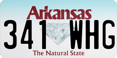 AR license plate 341WHG