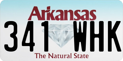 AR license plate 341WHK