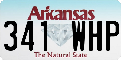 AR license plate 341WHP