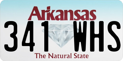 AR license plate 341WHS