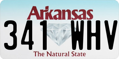AR license plate 341WHV