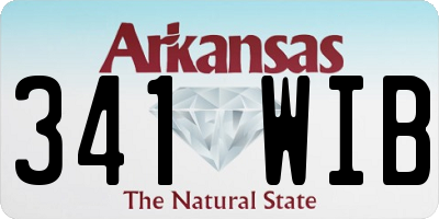 AR license plate 341WIB