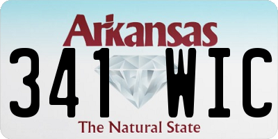 AR license plate 341WIC