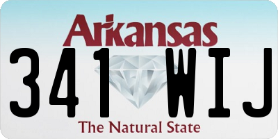 AR license plate 341WIJ