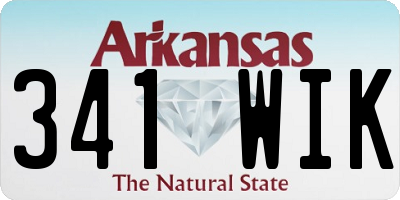 AR license plate 341WIK