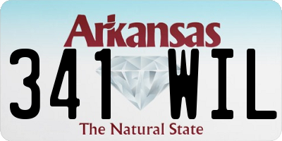 AR license plate 341WIL