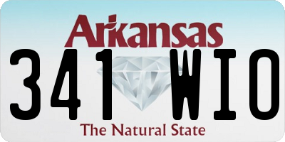 AR license plate 341WIO