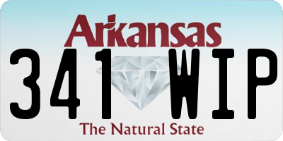 AR license plate 341WIP