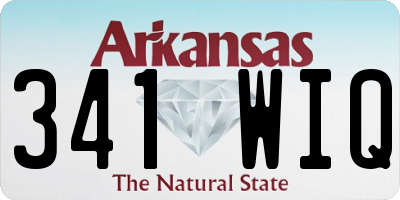 AR license plate 341WIQ